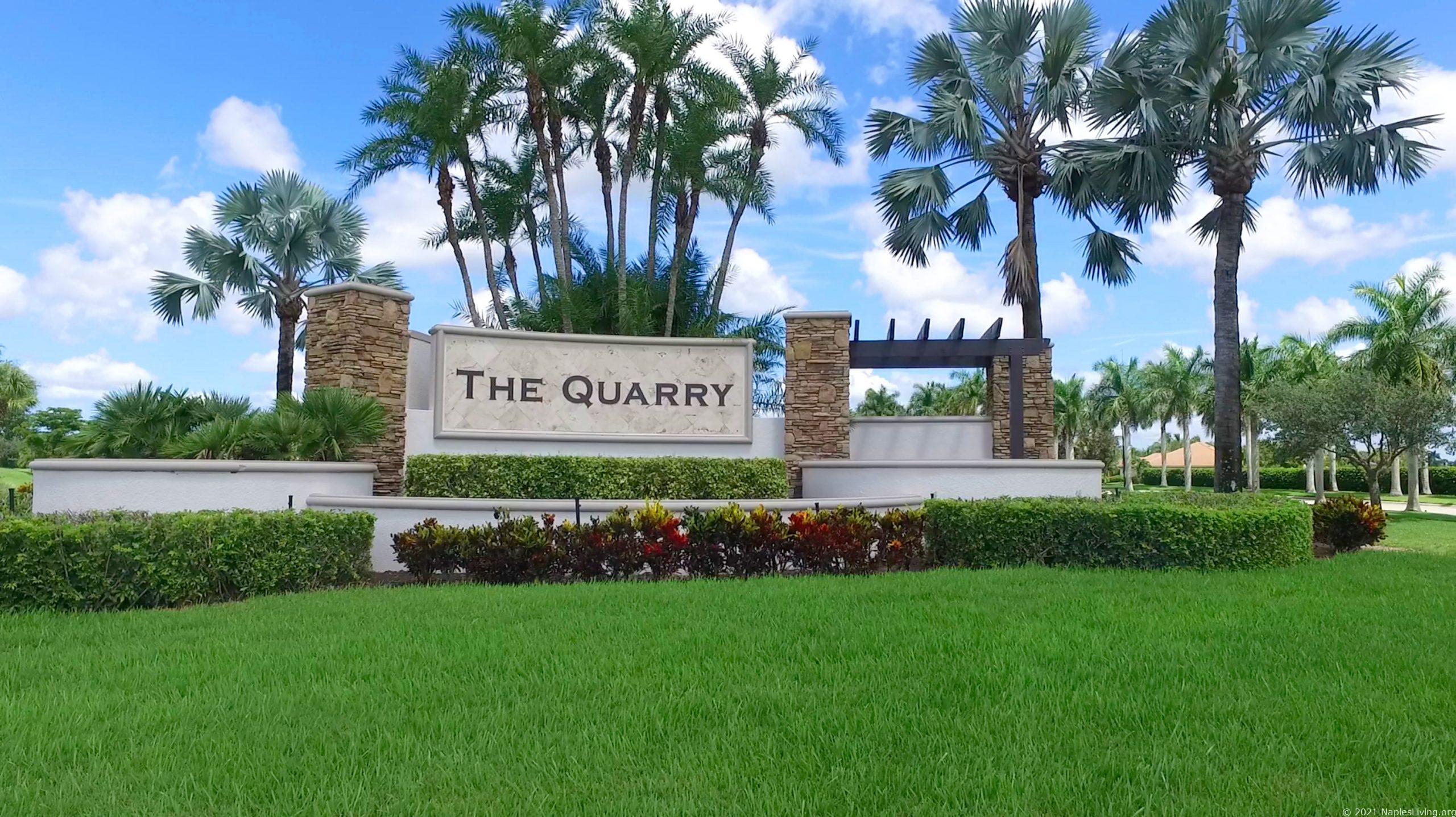 The Quarry Community - Monument Sign